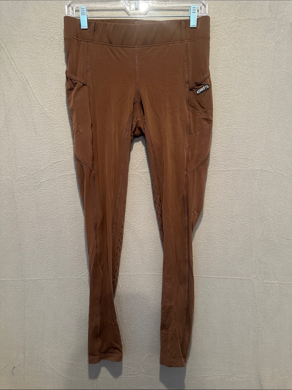 Kerrits Chocolate Brown Performance Riding Tights with Pockets